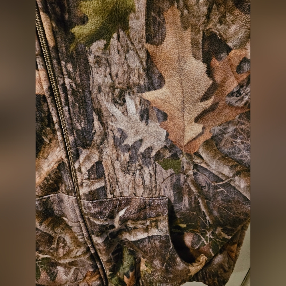 Ridge Hunter Fleece Lined Camo Vest Men's Size Large - Picture 2 of 7